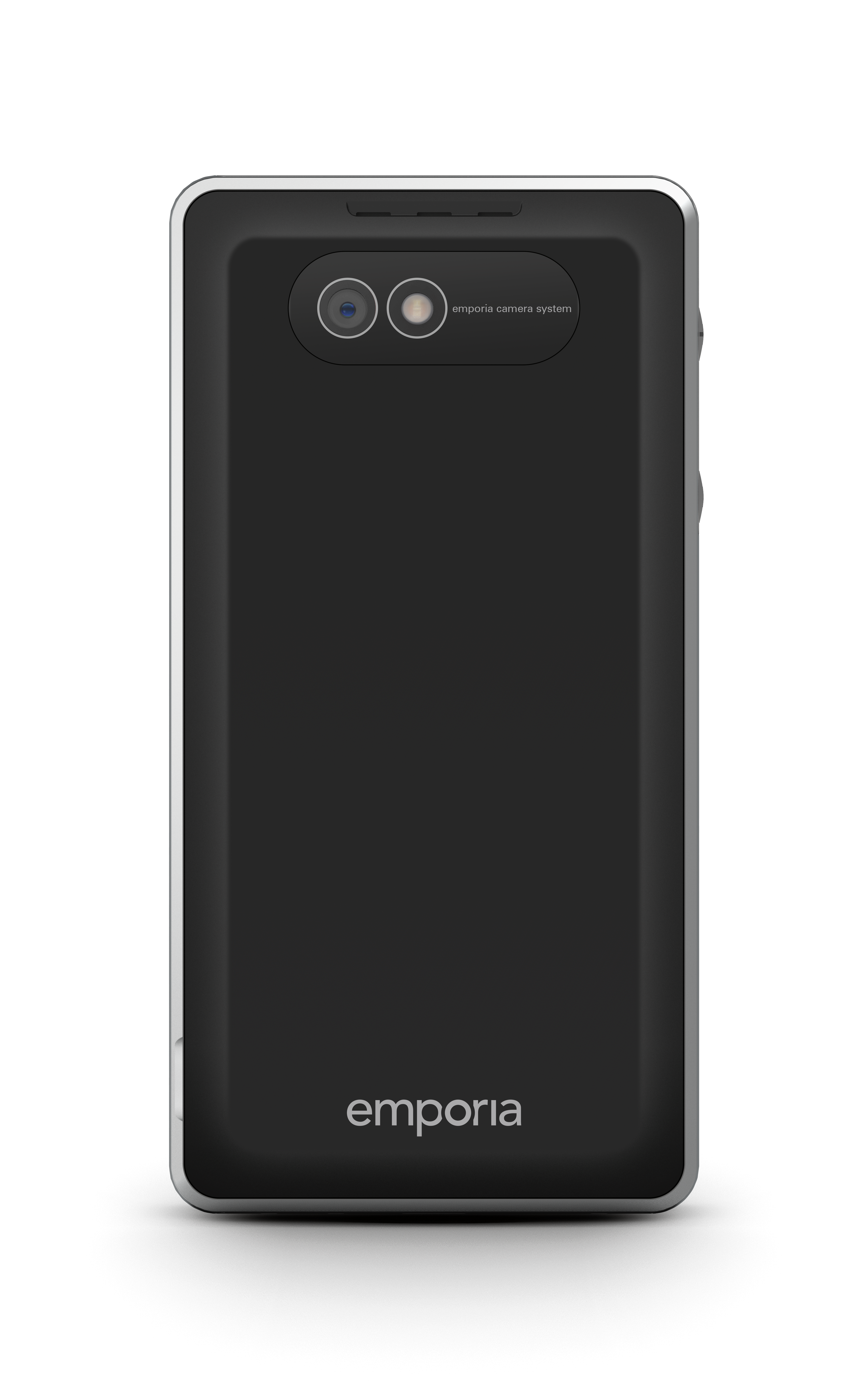 Rückansicht des empora PRIME-LTE-4G Tastenhandys mit Kamera