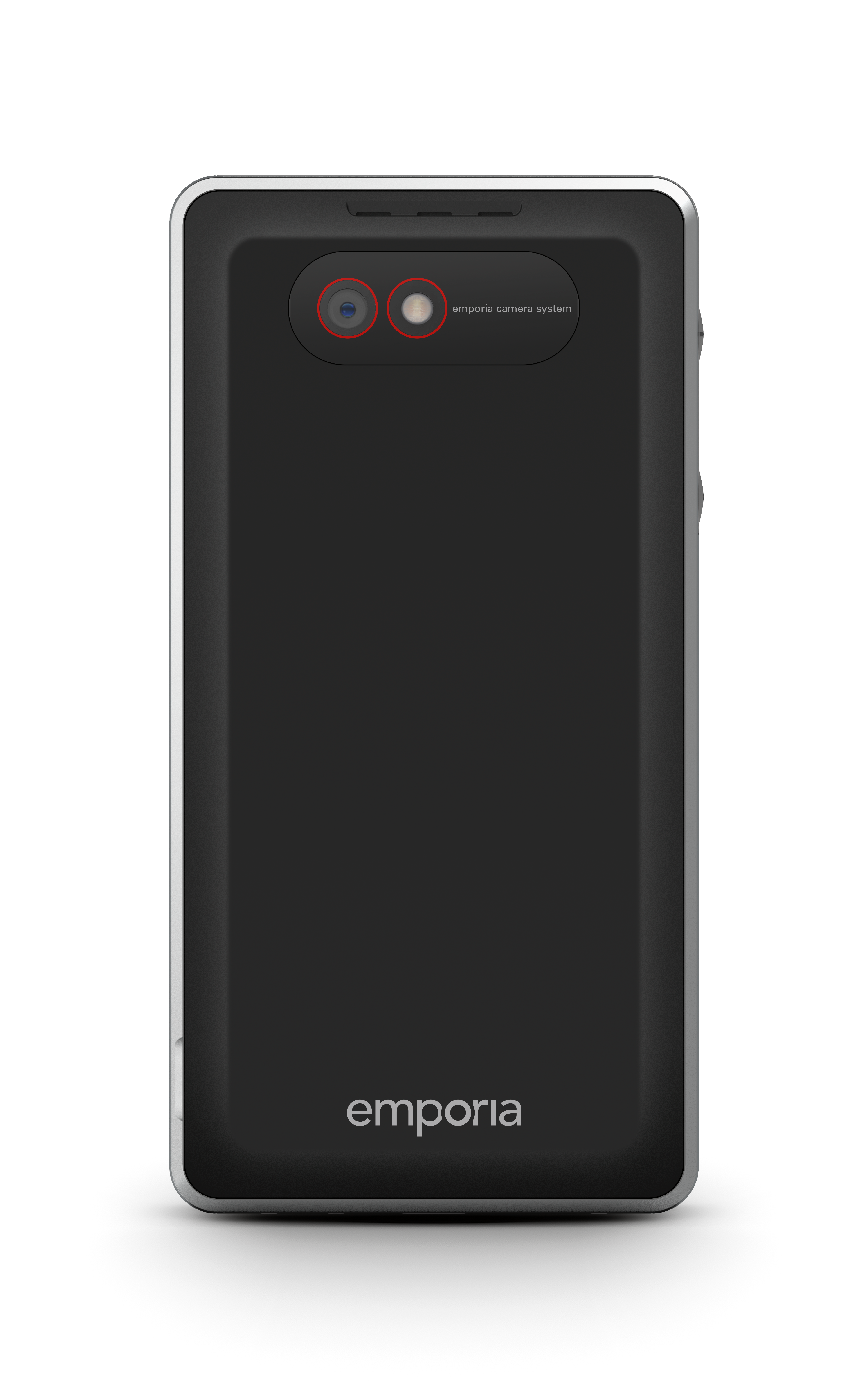 Rückseite des emporia PURE-LTE mit Kamera