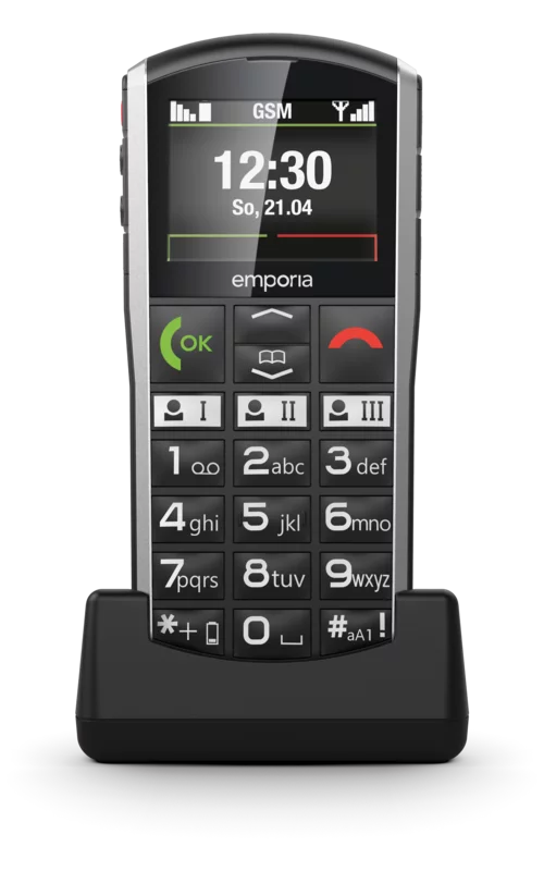 Téléphone portable GENERIQUE emporiaSIMPLICITYglam - Téléphone de service -  RAM 32 Mo / Mémoire interne 64 Mo - 320 x 240 pixels - noir