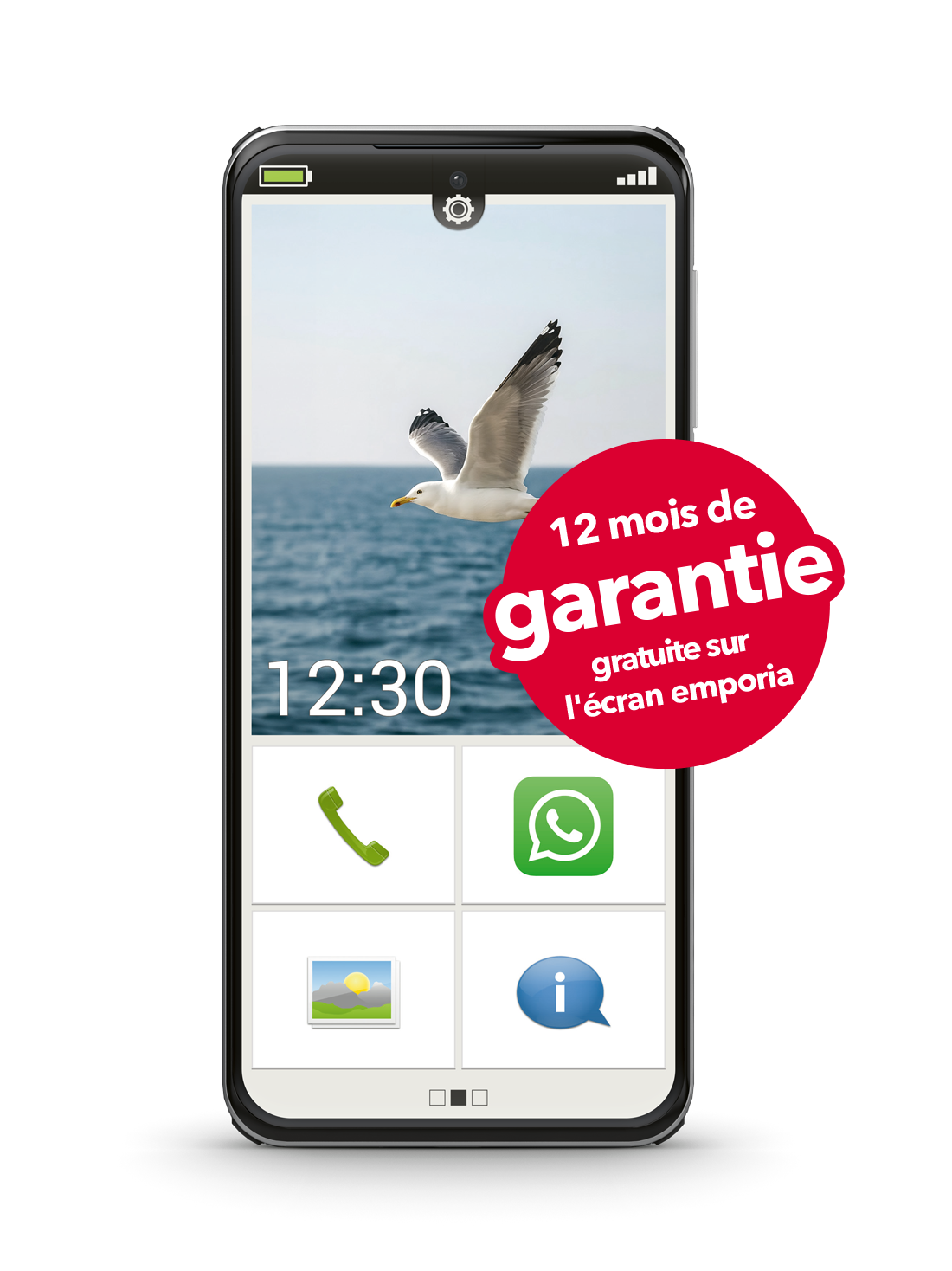 Garantie écran emporia