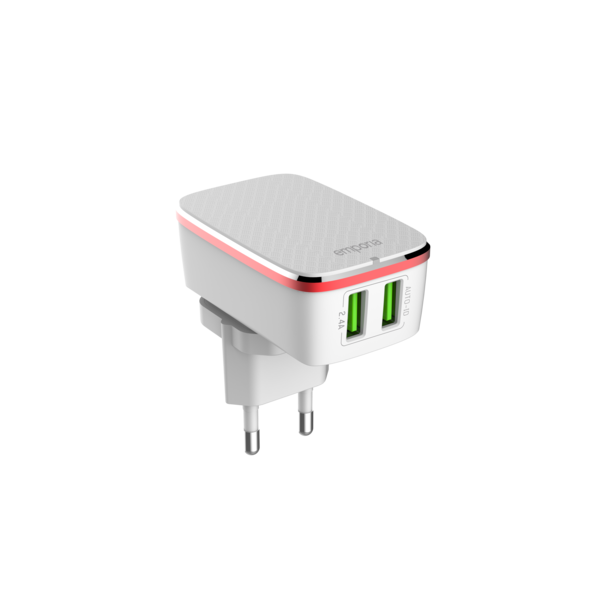emporia Original Reiselader (Dual-USB) inkl. Ladekabel