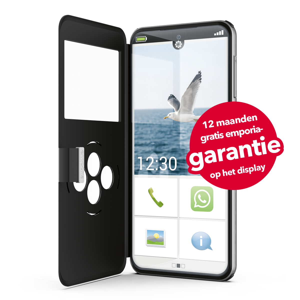 emporiaSMART.8 – De smartphone met 12 maanden garantie op het display