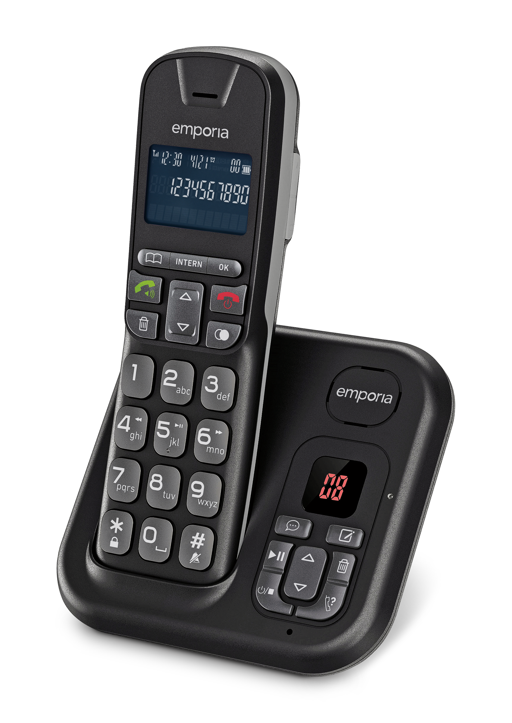TH-21AB DECT cordless telephone with digital answering machine