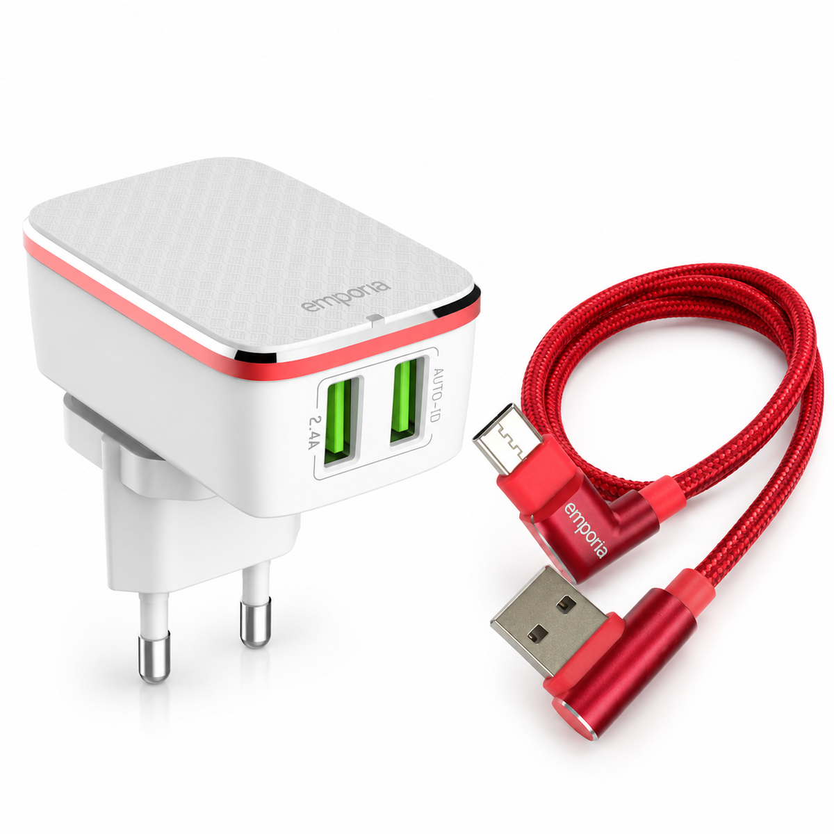 emporia Original Reiselader (Dual-USB) inkl. Ladekabel